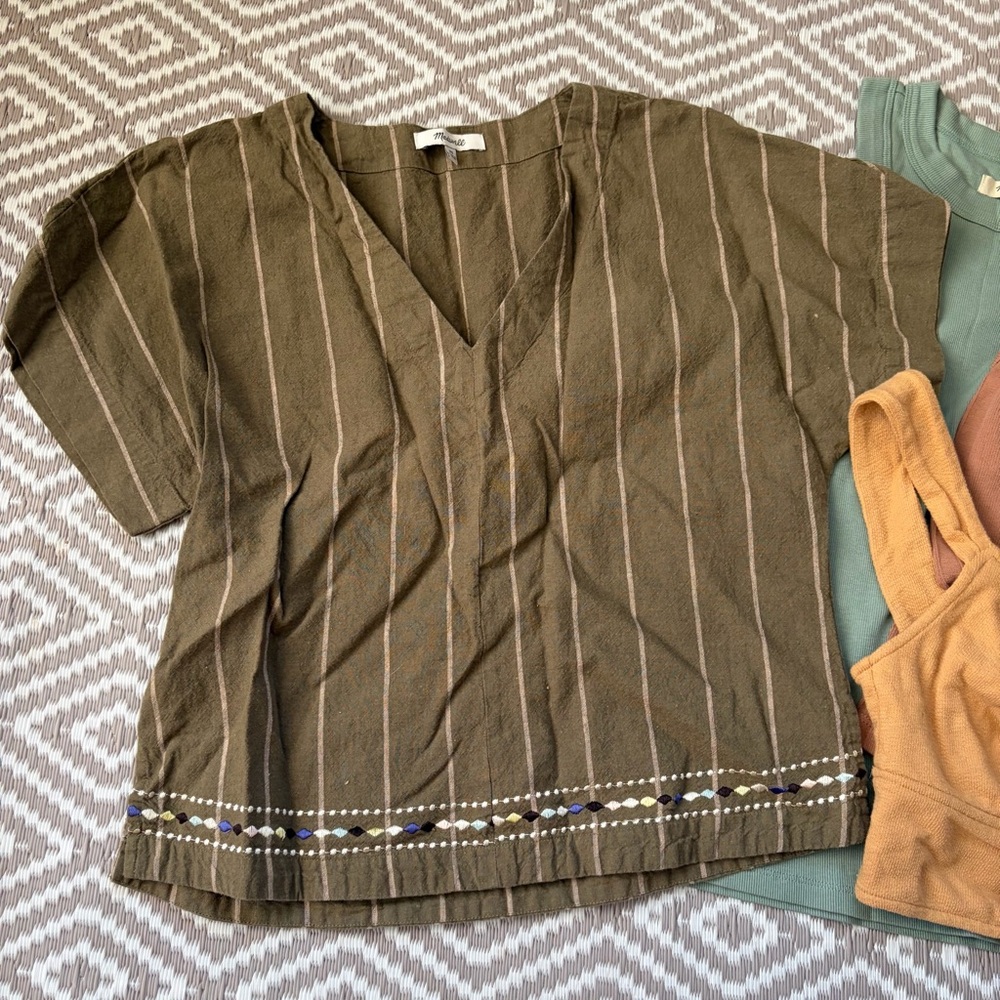 Madewell XXS/XS Bundle Clothing Cardigan Tan Shorts Six Pieces Lot - Picture 5 of 9